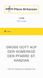 Mobile Screenshot of pfarre.st.kanzian.at